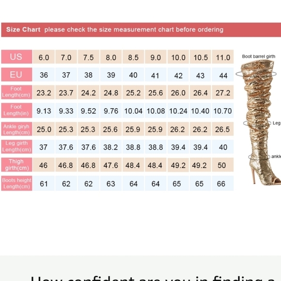 Thigh High Silver Boots NWT SZ 6-11 AVAILABLE - Picture 5 of 5